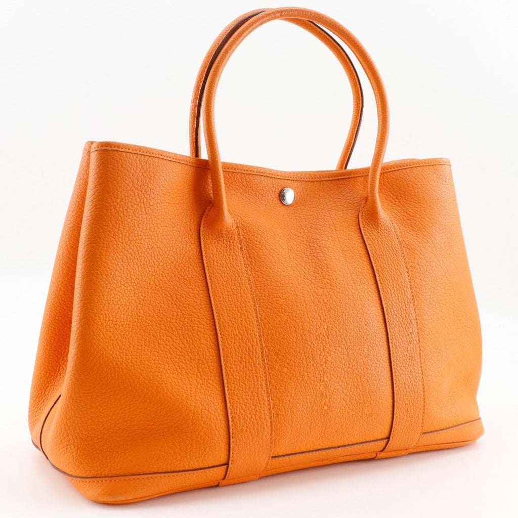 Hermes Garden Orange Negonda Leather Tote Bag (Pre-Owned)