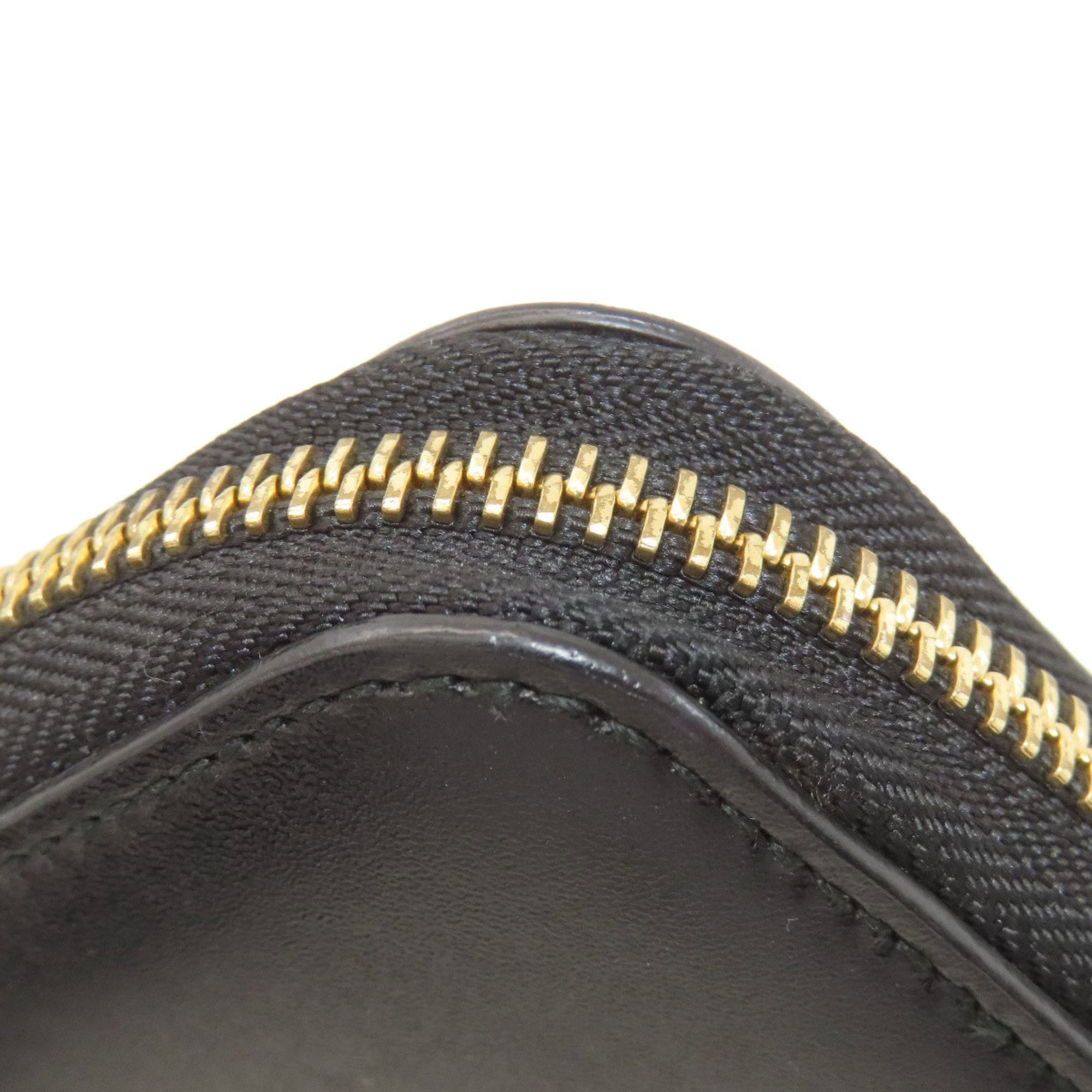 Salvatore Ferragamo Black Leather Long Wallet (Bi-Fold) (Pre-Owned)