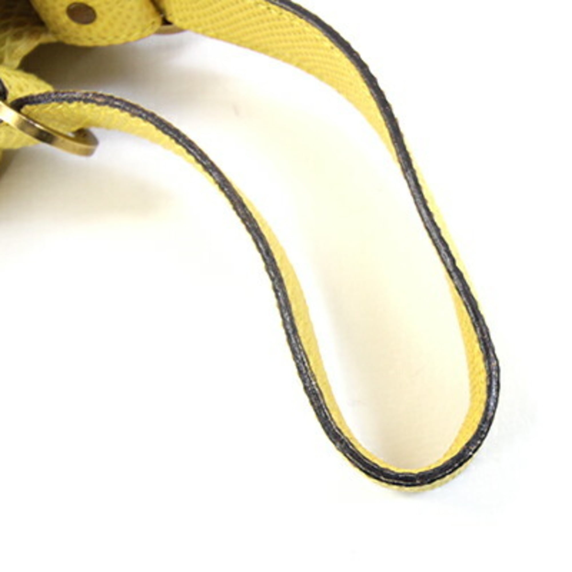 Gucci Yellow Leather Handbag (Pre-Owned)