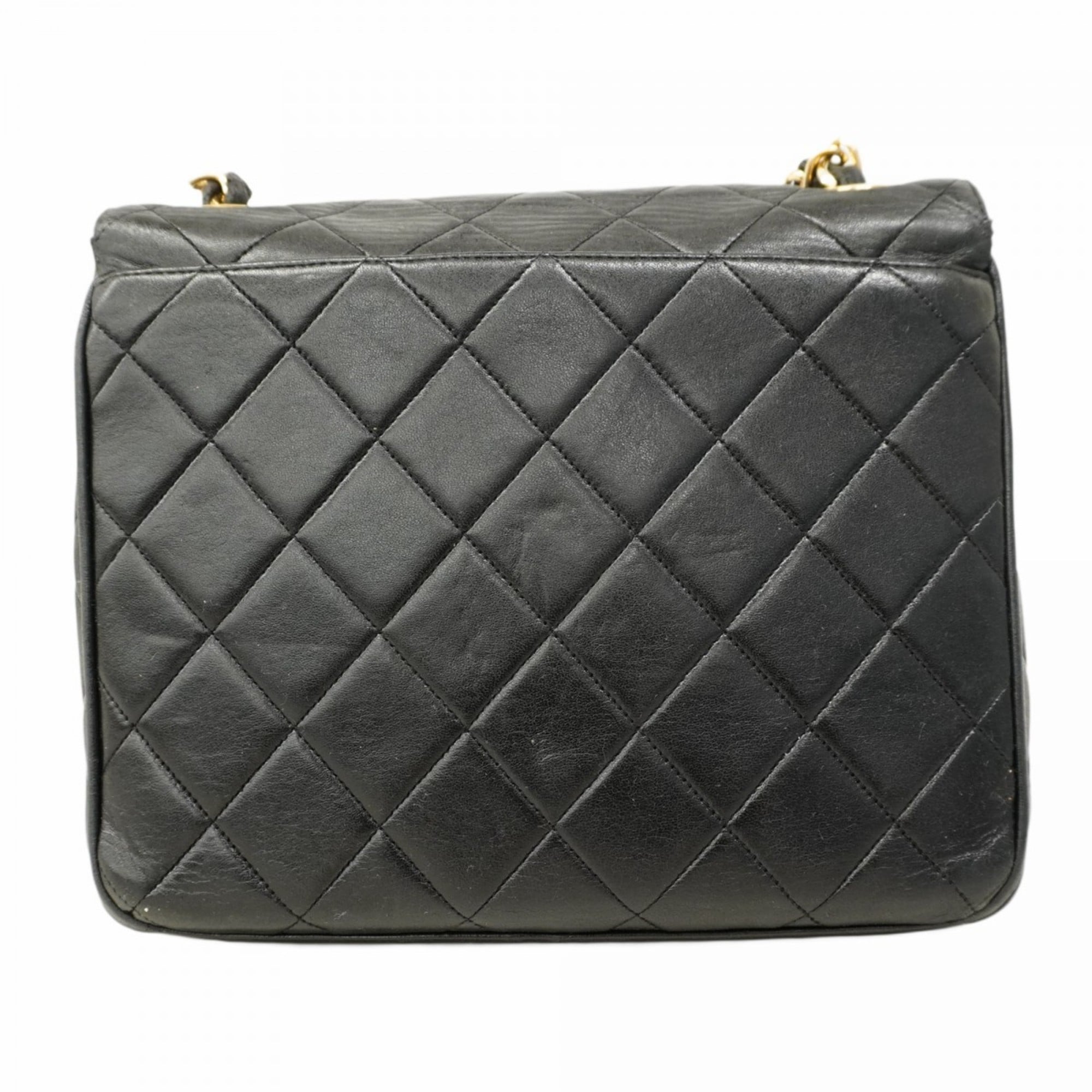 Chanel Black Leather Shoulder Bag (Pre-Owned)