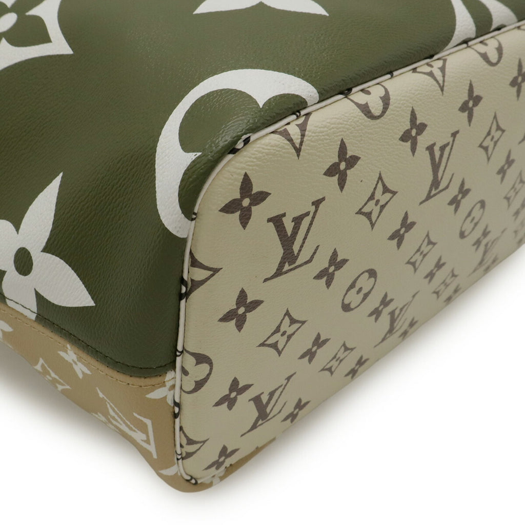 Louis Vuitton Monogram Beige Khaki Monogram Shoulder Bag Tote Bag (Pre-Owned)