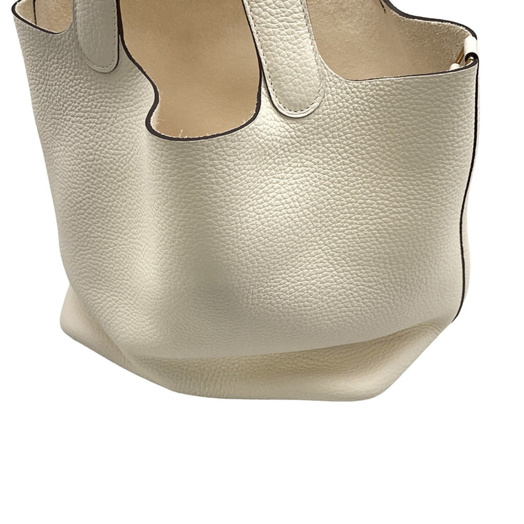 Hermes Picotin Gold Taurillon Clemence Leather Handbag (Pre-Owned)