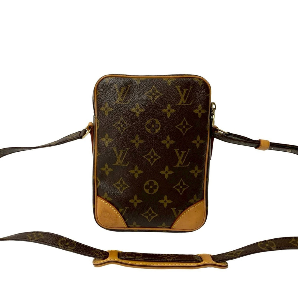 Louis Vuitton Brown Leather Pvc Shoulder Bag (Pre-Owned)