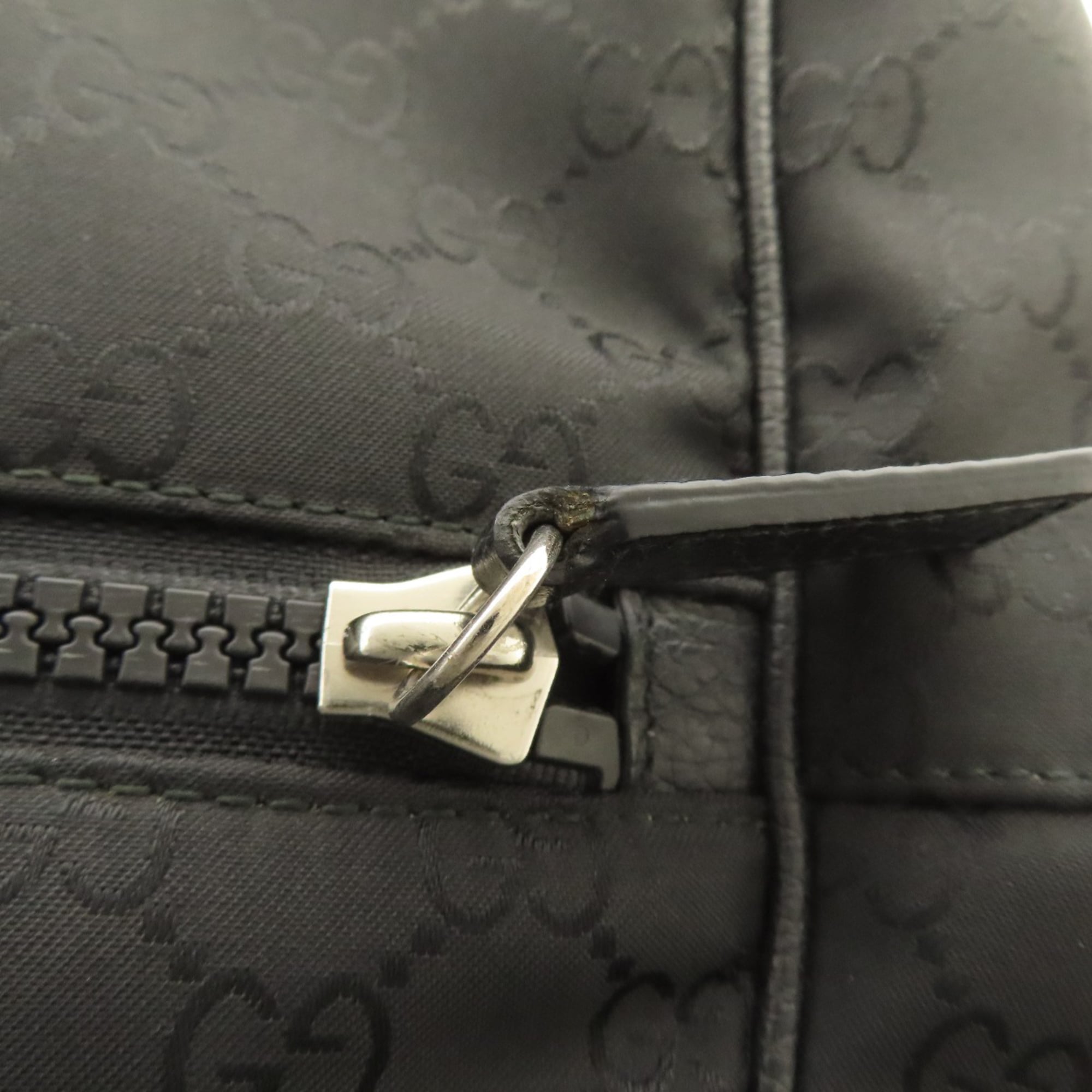 Gucci Black Canvas Backpack (Pre-Owned)