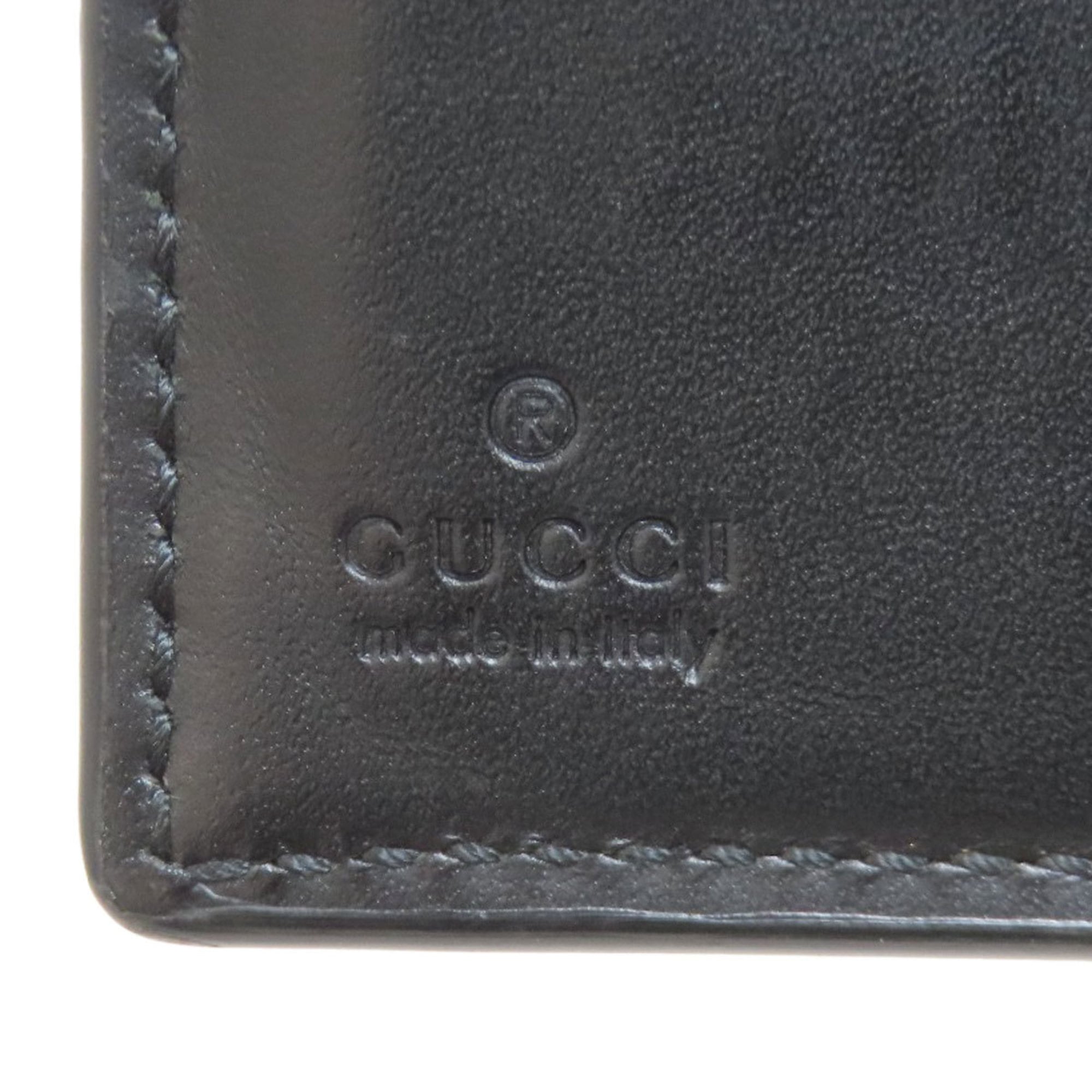 Gucci Black Pvc Wallet (Bi-Fold) (Pre-Owned)