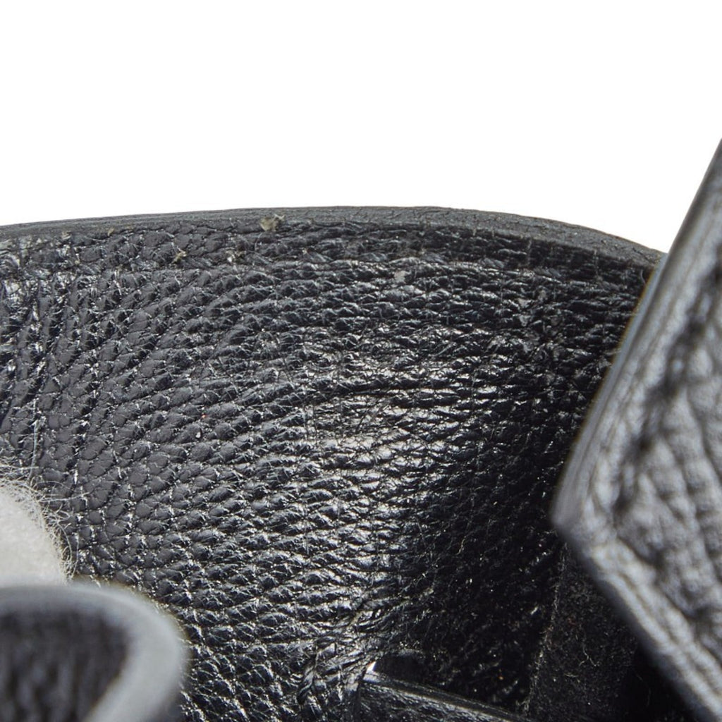 Hermes Black Epsom Leather Handbag (Pre-Owned)