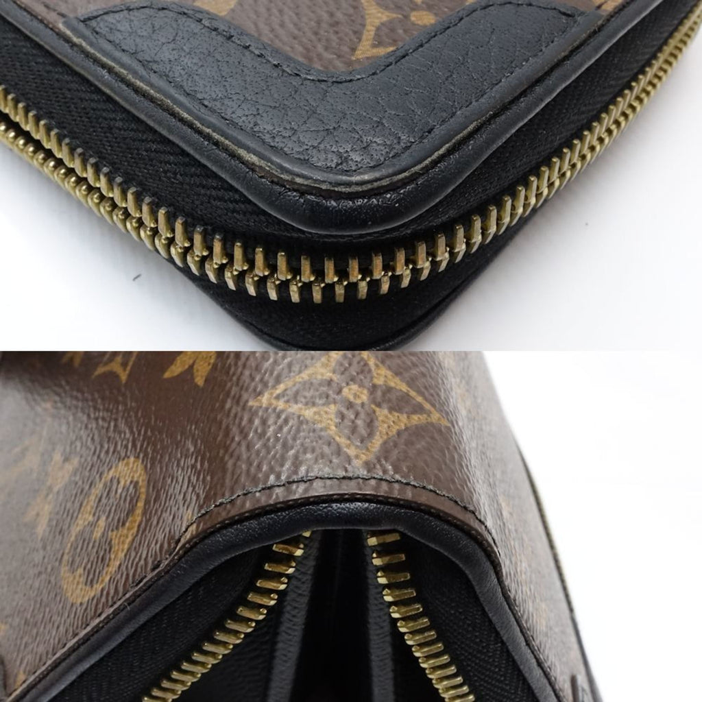 Louis Vuitton Monogram Brown Monogram Noir Monogram Leather Long Wallet (Bi-Fold) (Pre-Owned)