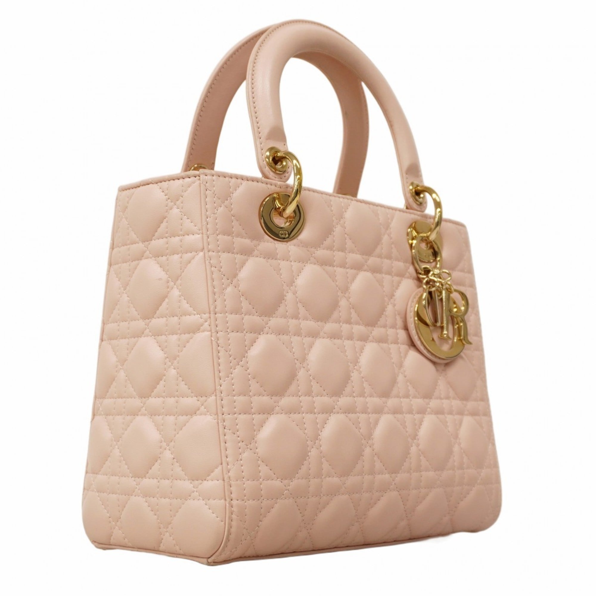 Christian Dior Pink Leather Handbag (Pre-Owned)