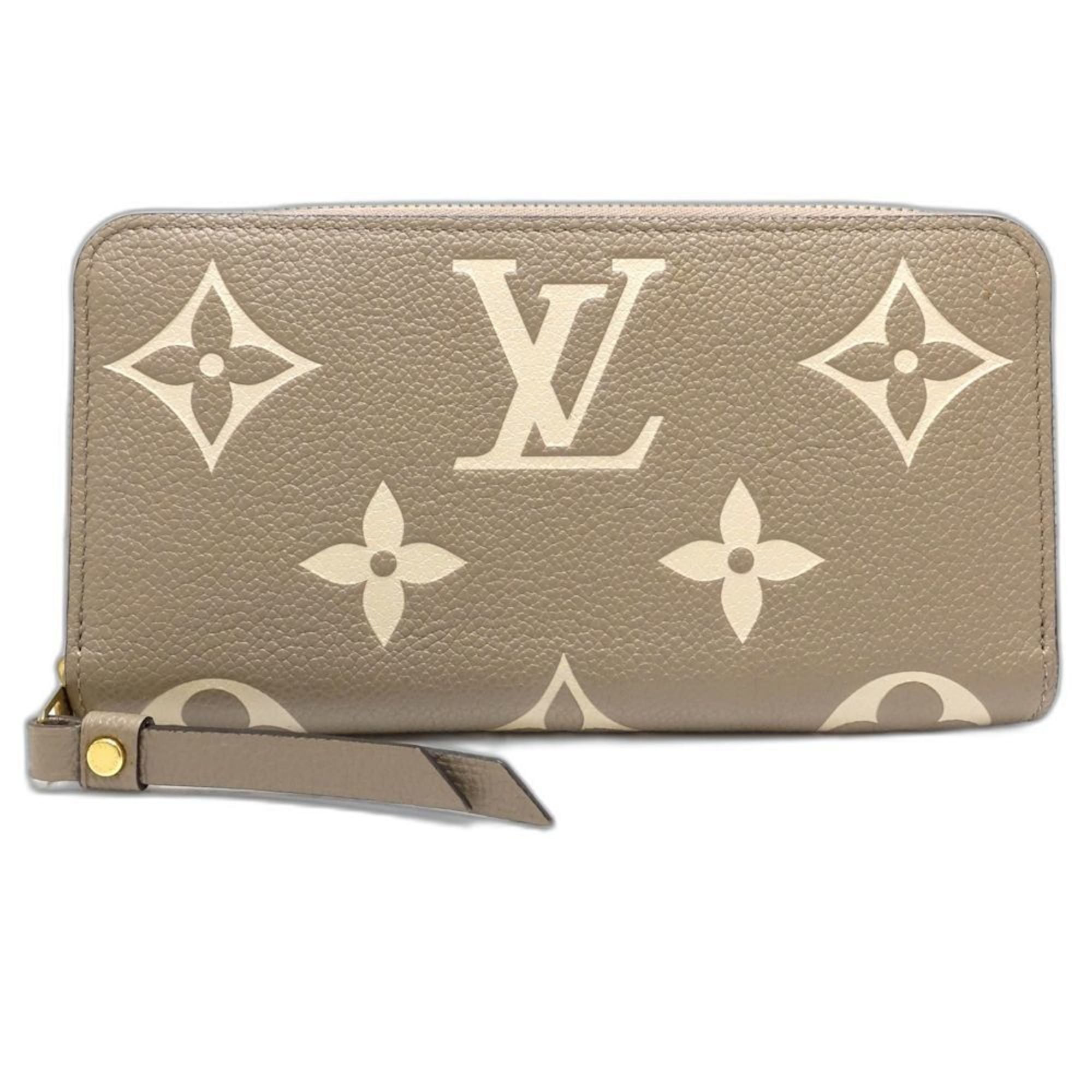 Louis Vuitton Monogram Bicolor Tourterelle Monogram Empreinte Long Wallet (Bi-Fold) (Pre-Owned)