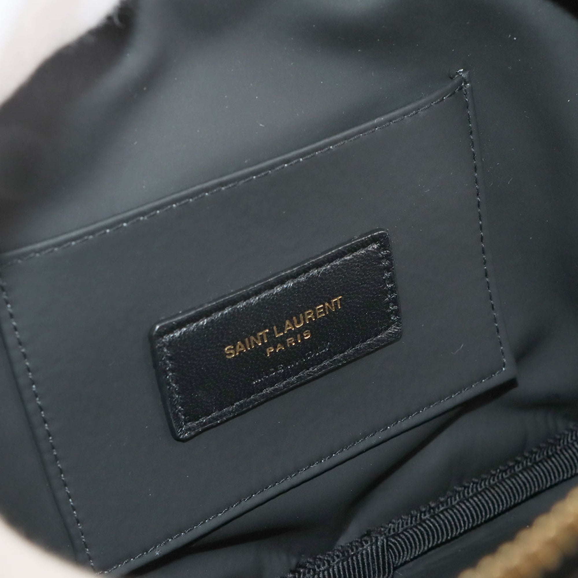 Saint Laurent Black Leather Pouch (Pre-Owned)