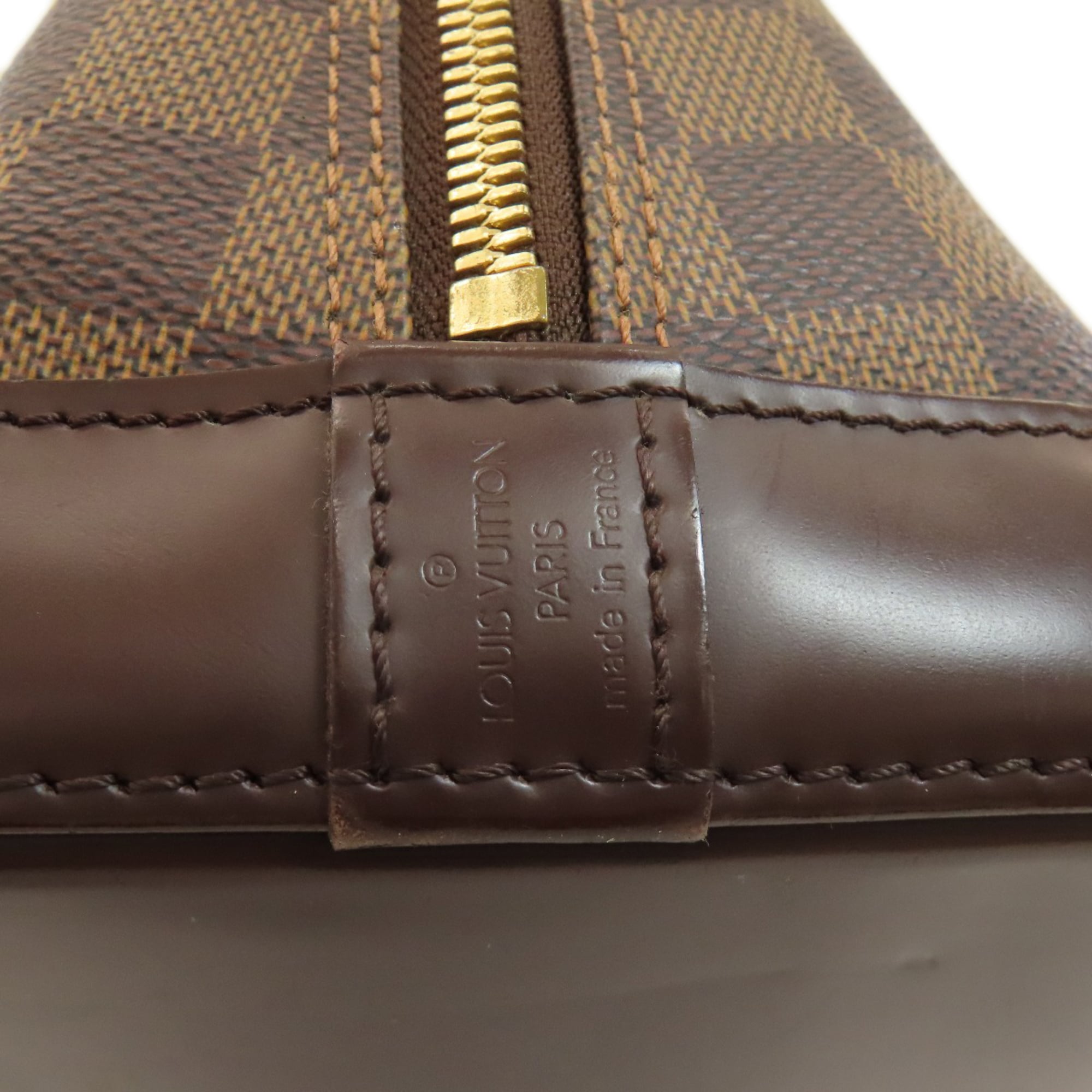 Louis Vuitton Damier Canvas Ebene Damier Canvas Handbag (Pre-Owned)
