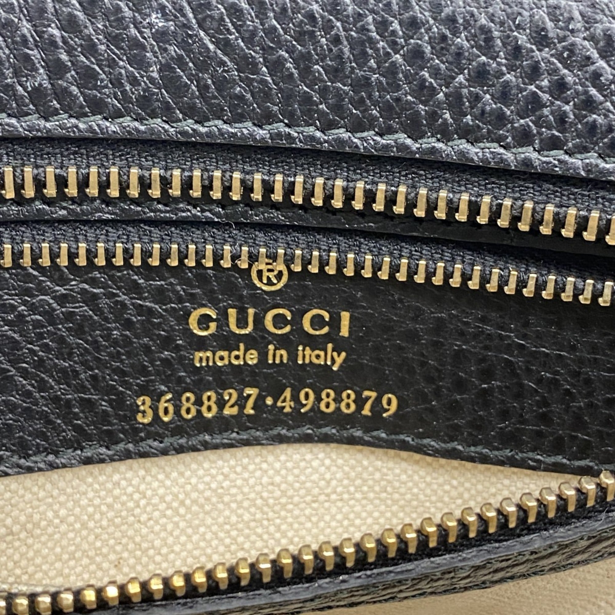 Gucci Black Leather Handbag (Pre-Owned)