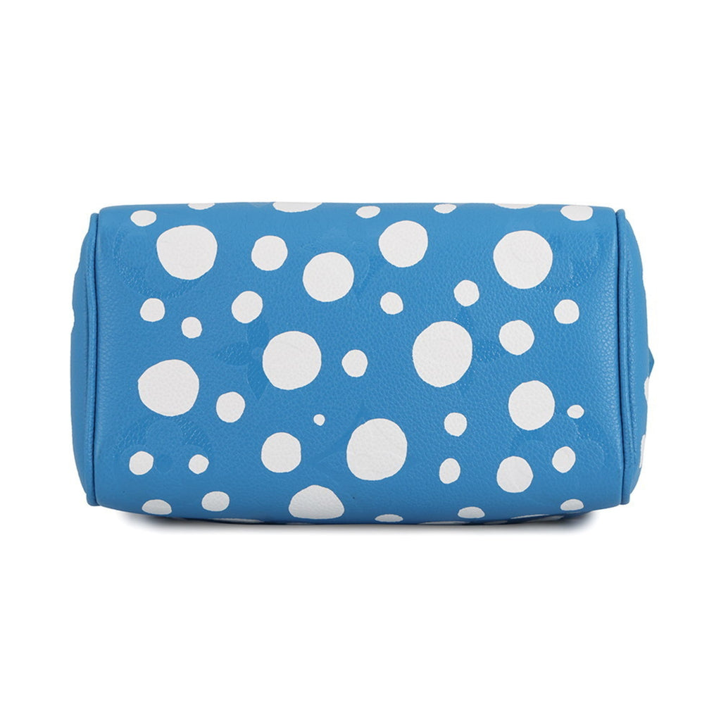 Louis Vuitton Yayoi Kusama Blue White Monogram Empreinte Handbag (Pre-Owned)