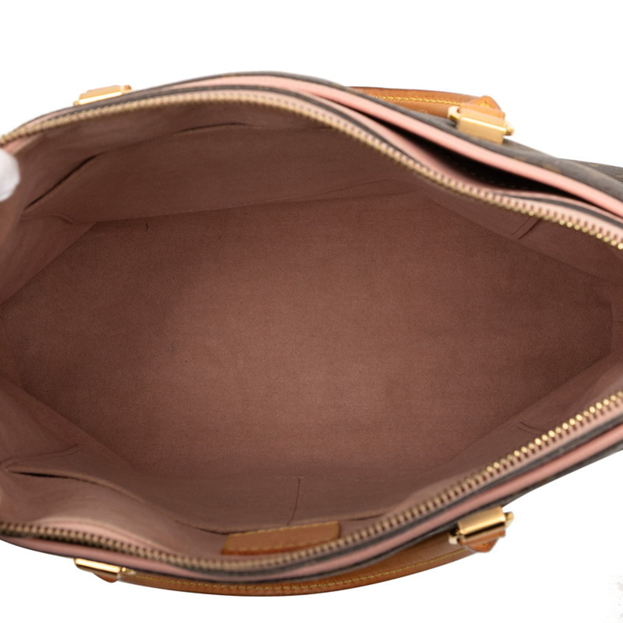 Louis Vuitton Brown Pvc Leather Handbag Shoulder Bag (Pre-Owned)