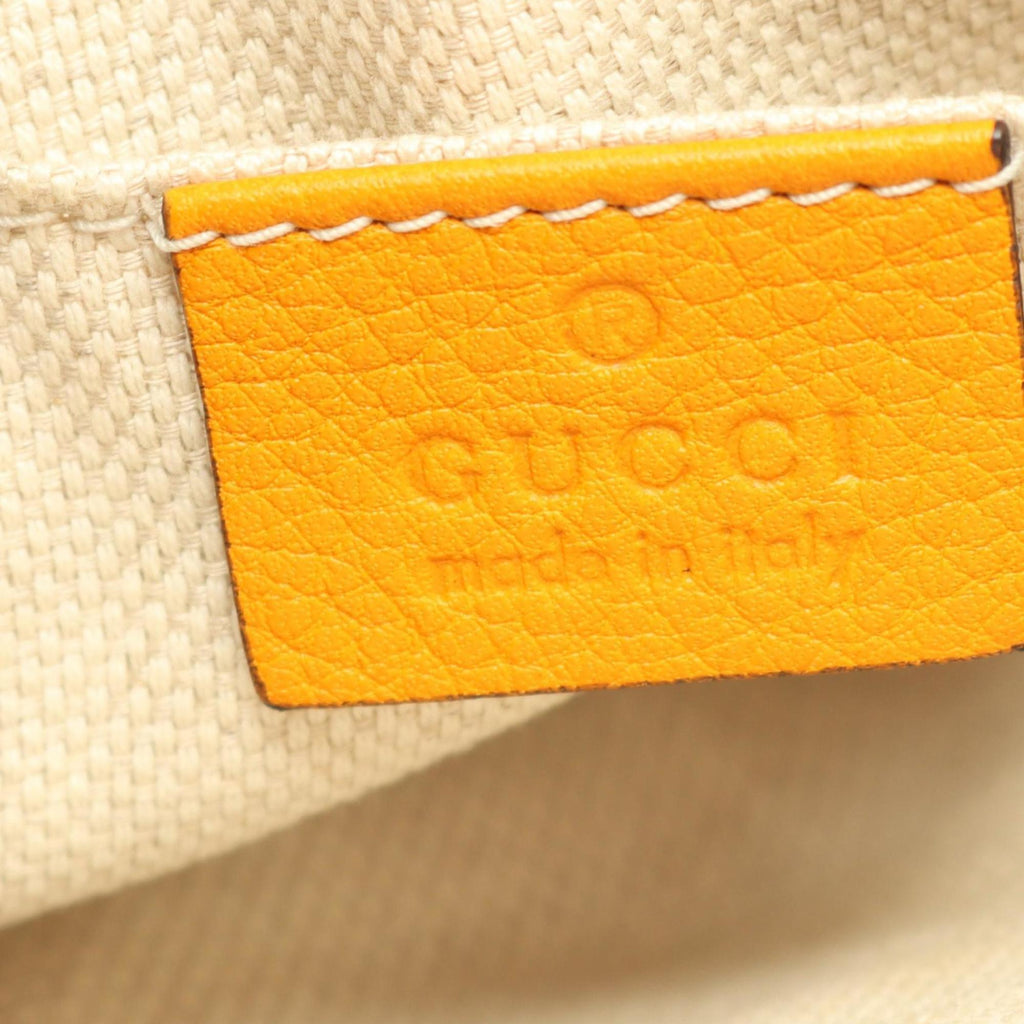 Gucci Orange Leather Shoulder Bag (Pre-Owned)