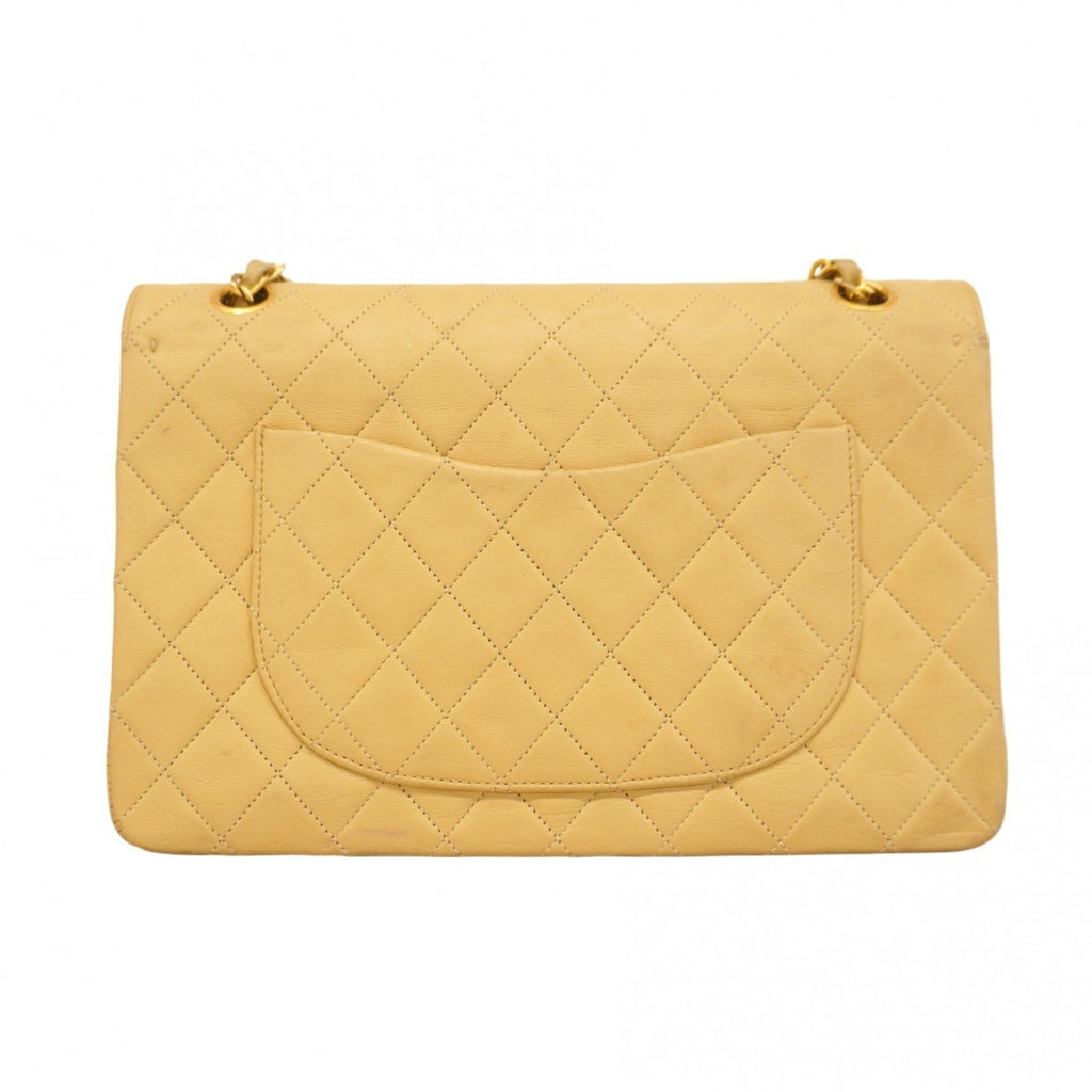 Chanel Beige Leather Shoulder Bag (Pre-Owned)