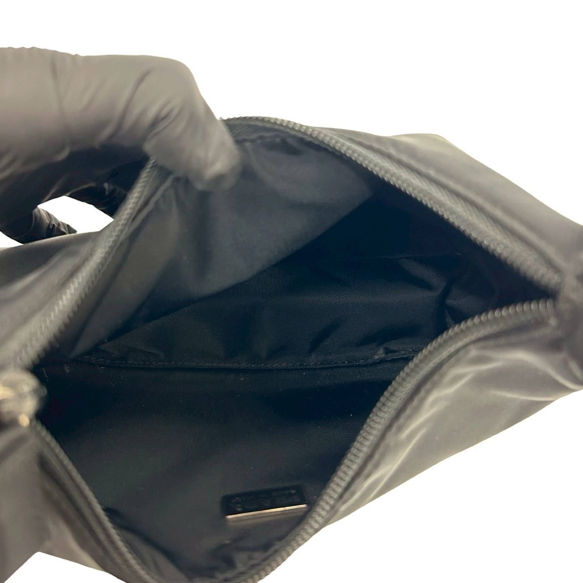 Prada Black Nylon Handbag Pouch (Pre-Owned)