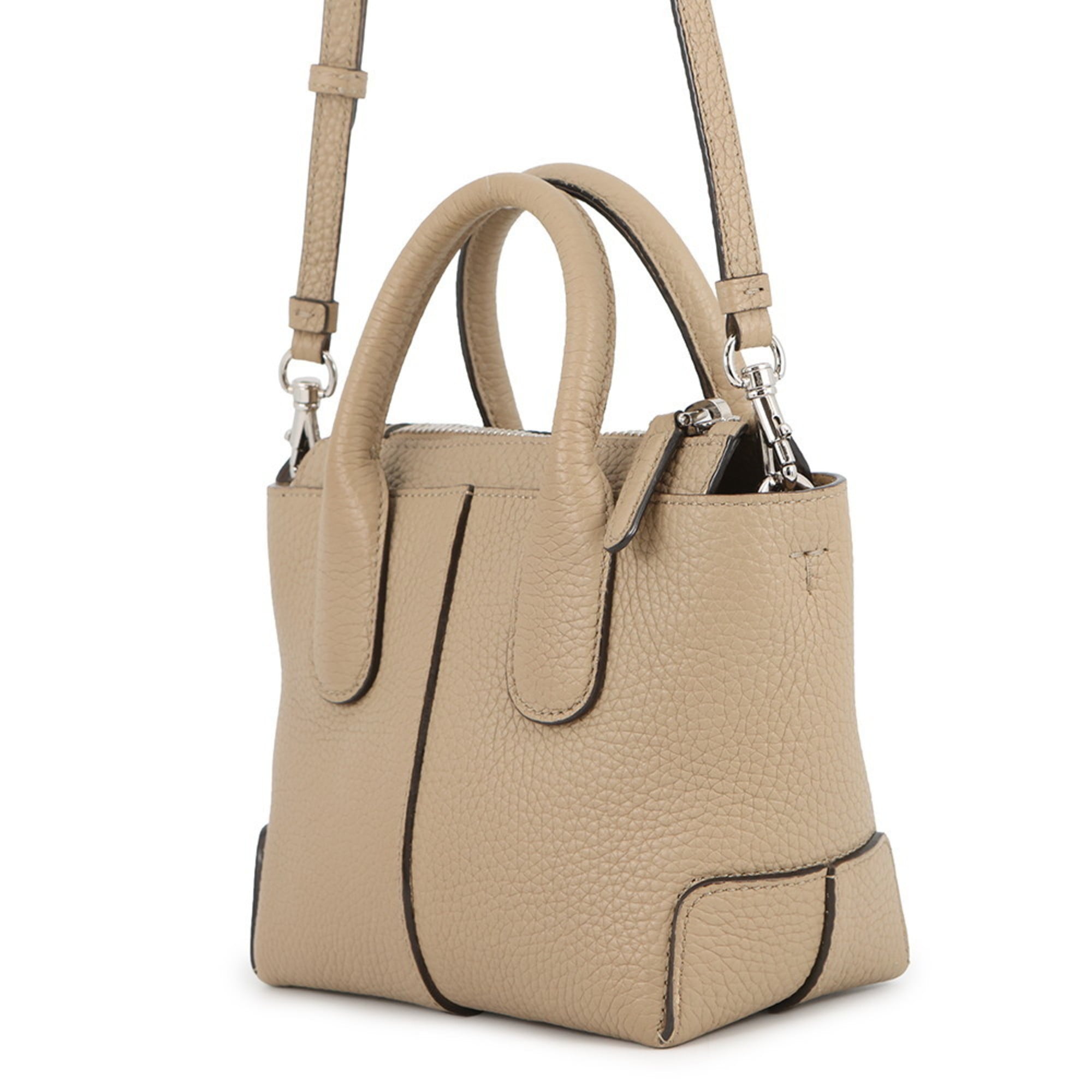 Tod's Beige Leather Handbag (Pre-Owned)