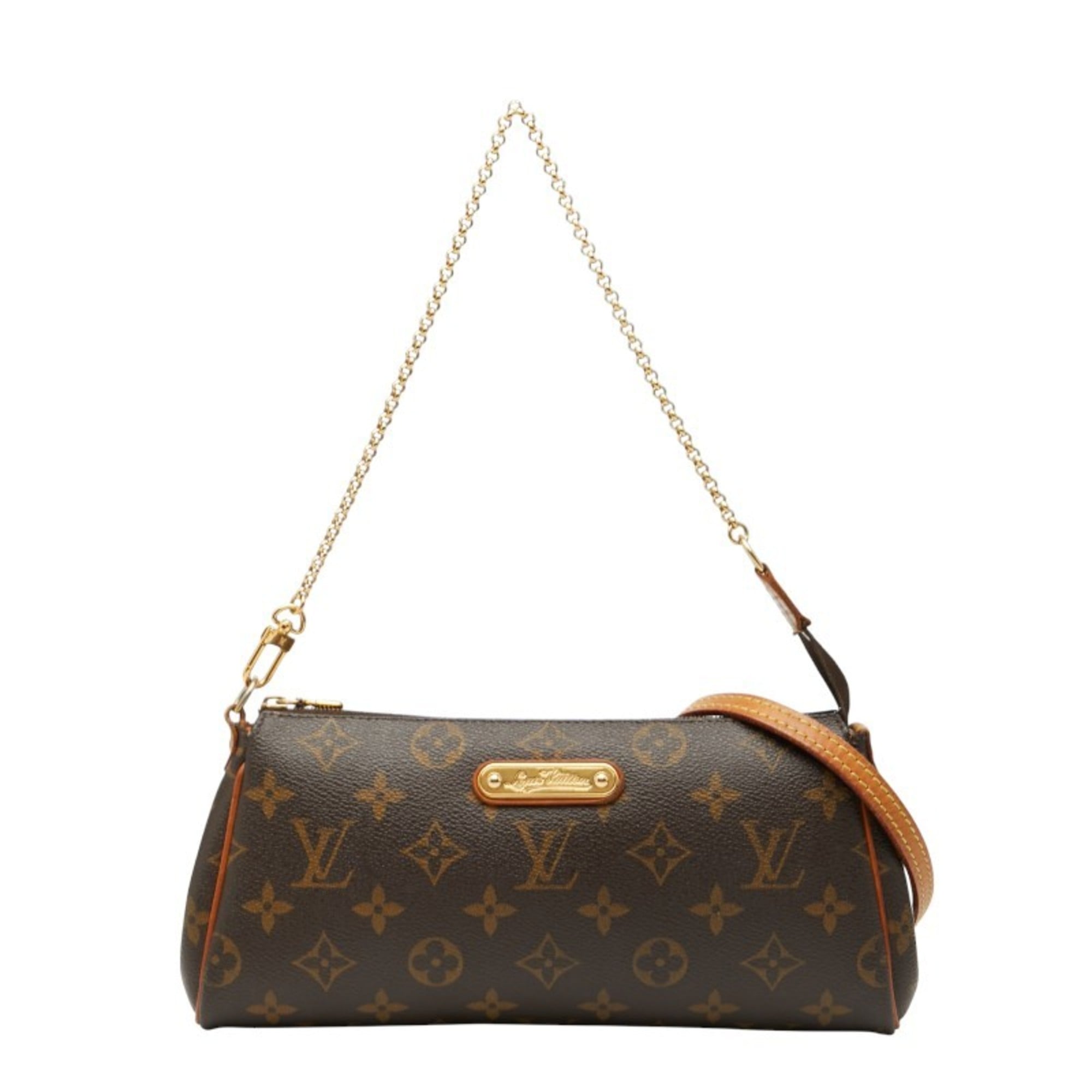 Louis Vuitton Brown Pvc Leather Handbag Shoulder Bag (Pre-Owned)