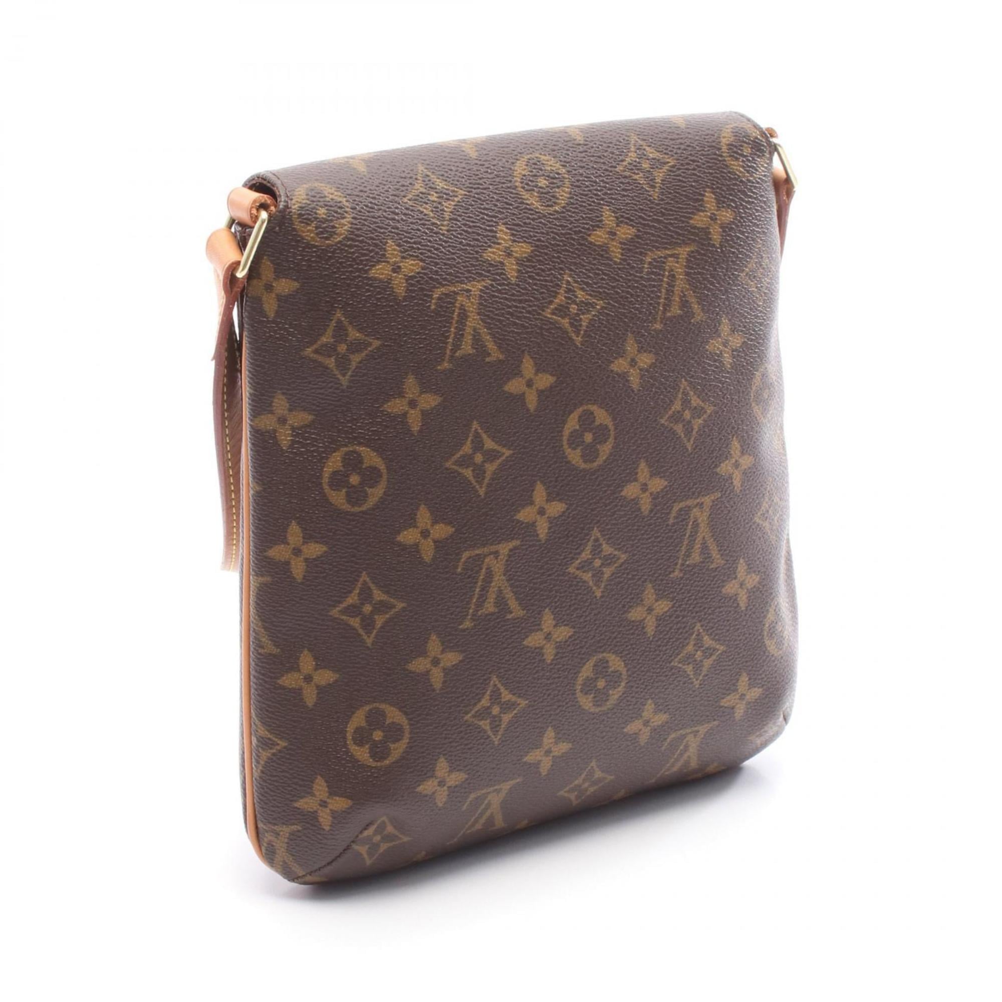 Louis Vuitton Brown Monogram Coated Canvas Shoulder Bag (Pre-Owned)