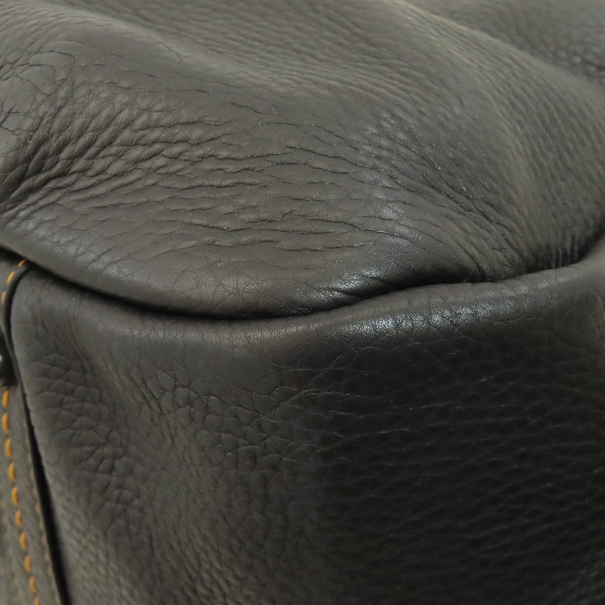 Coach Black Leather Tote Bag (Pre-Owned)