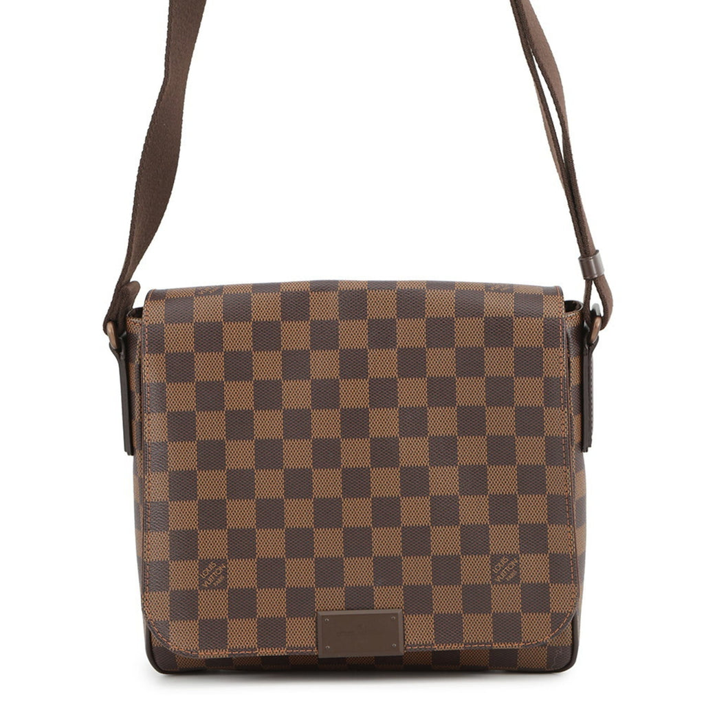 Louis Vuitton Damier Brown Damier Canvas Ebene Shoulder Bag (Pre-Owned)