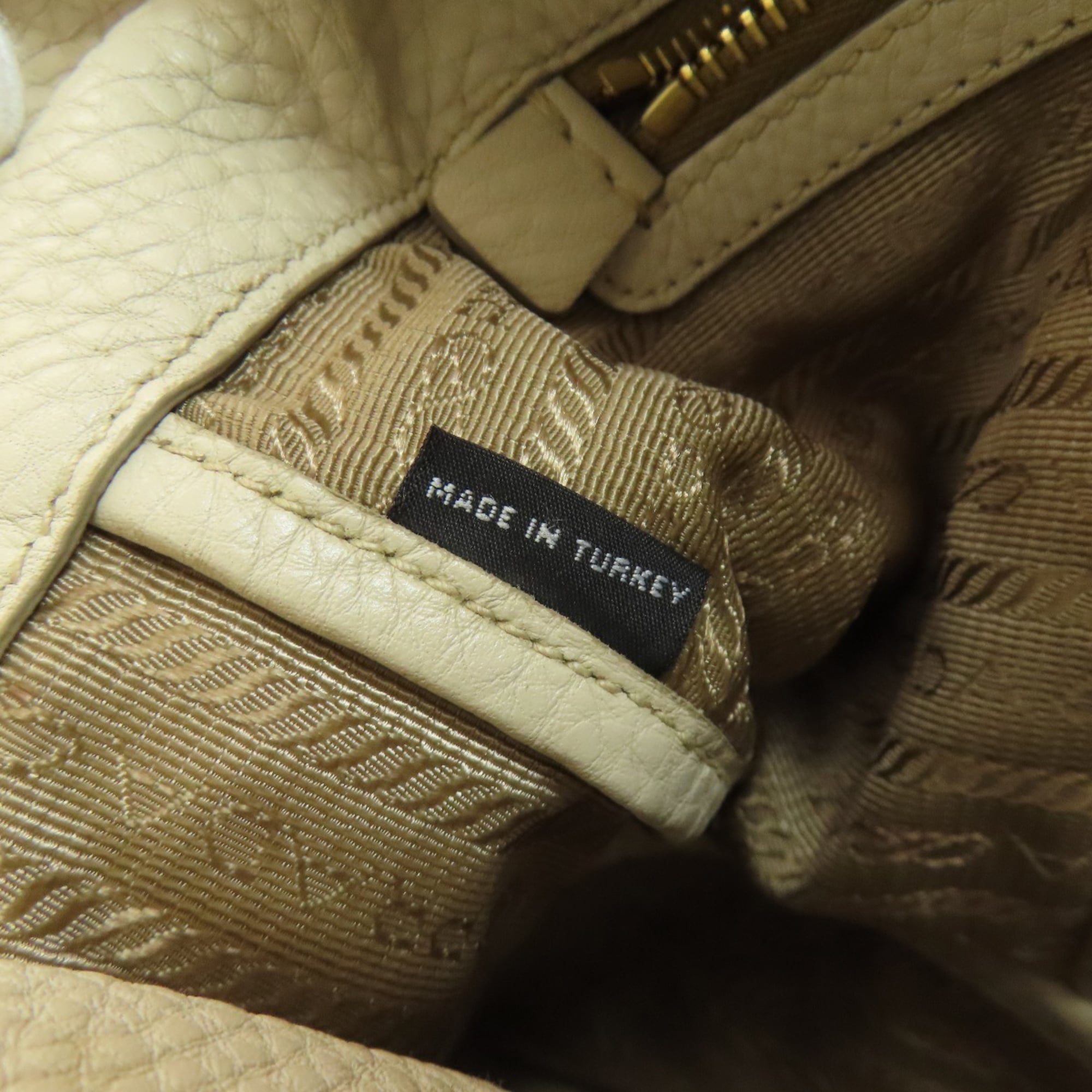 Prada Brown Canvas Tote Bag (Pre-Owned)