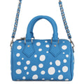 Louis Vuitton Yayoi Kusama Blue White Monogram Empreinte Handbag (Pre-Owned)