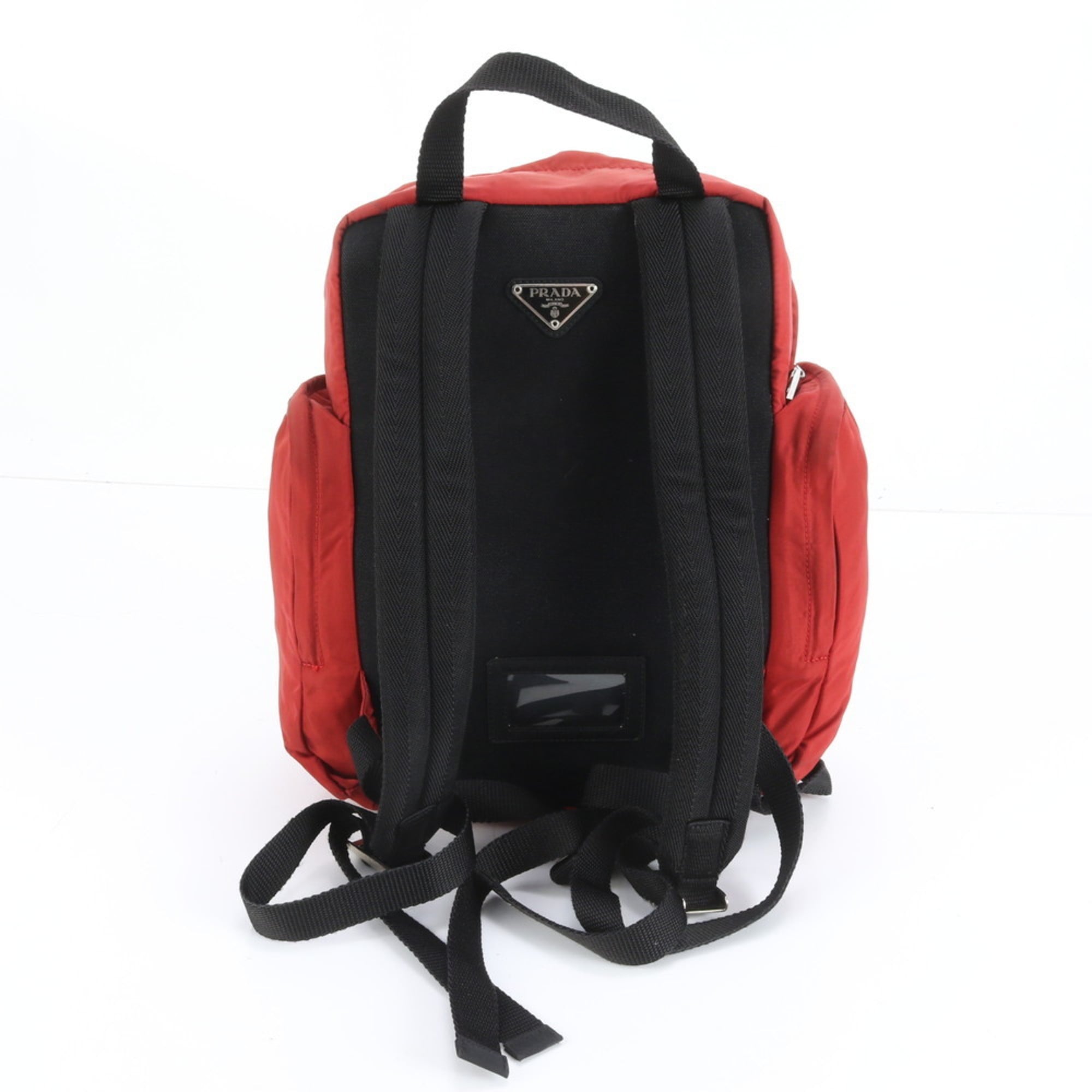 Prada Red Color Backpack (Pre-Owned)