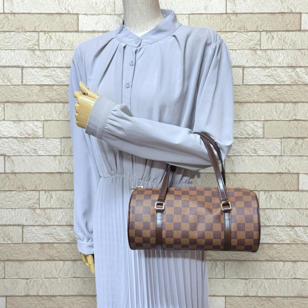 Louis Vuitton Damier Brown Damier Canvas Damier Canvas Handbag (Pre-Owned)