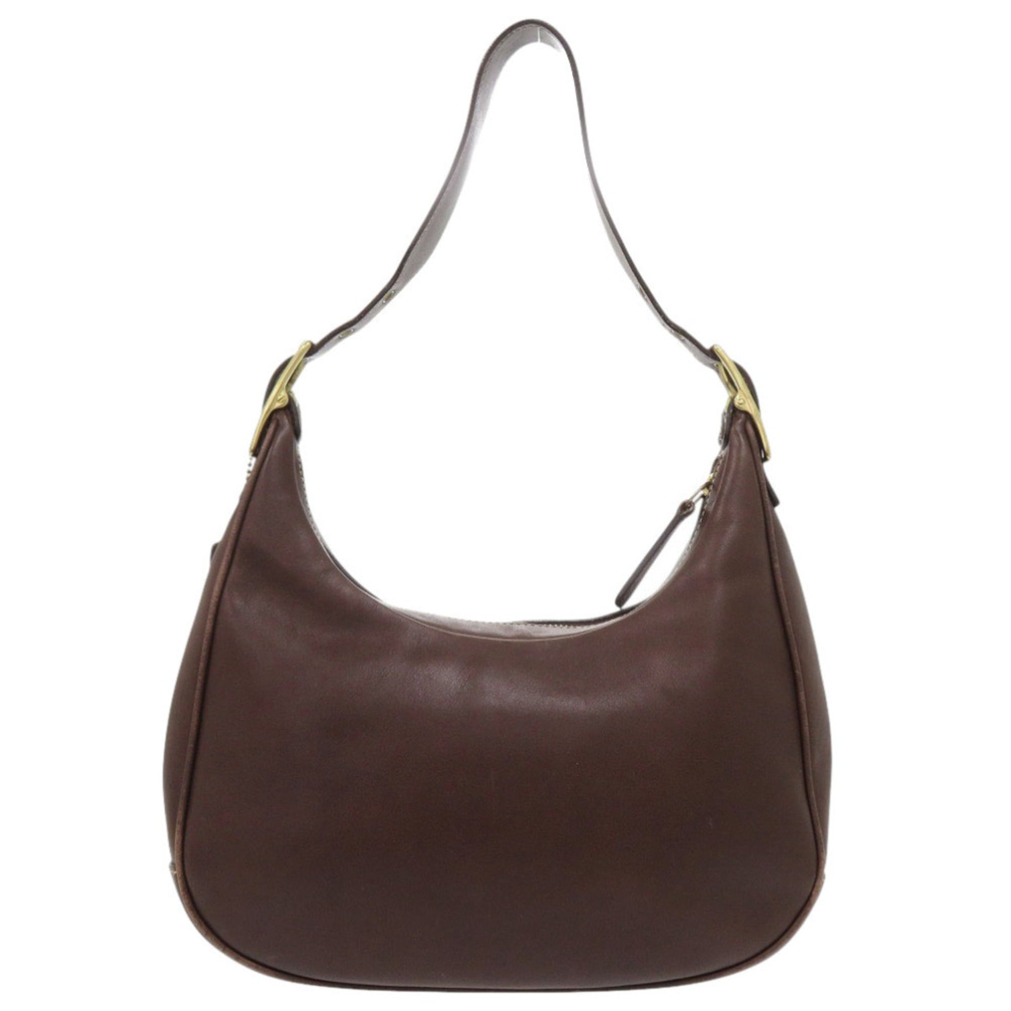 Coach Brown Leather Shoulder Bag (Pre-Owned)