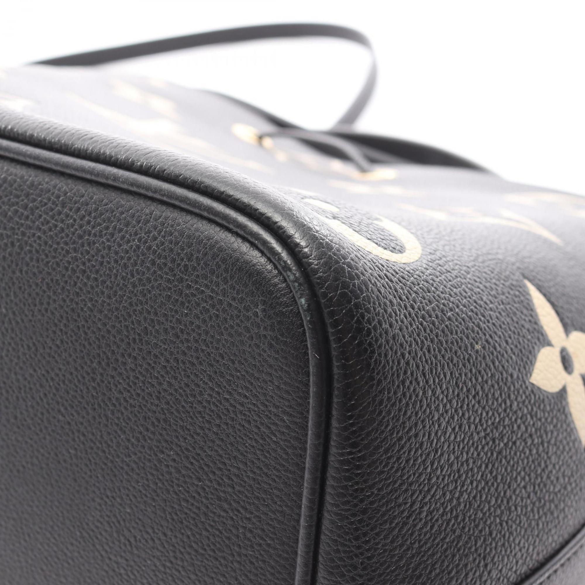 Louis Vuitton Beige Black Monogram Empreinte Handbag (Pre-Owned)