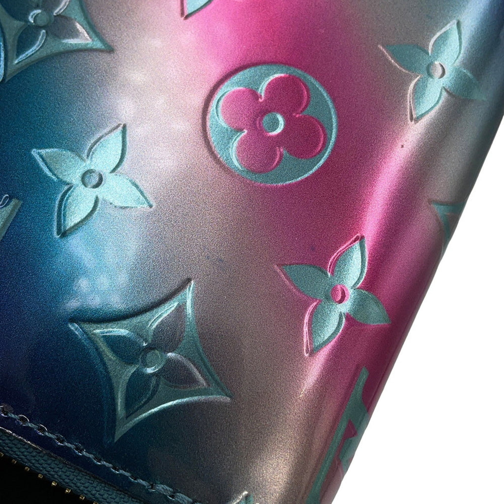 Louis Vuitton Monogram Vernis Blue Pink Monogram Vernis Long Wallet (Bi-Fold) (Pre-Owned)