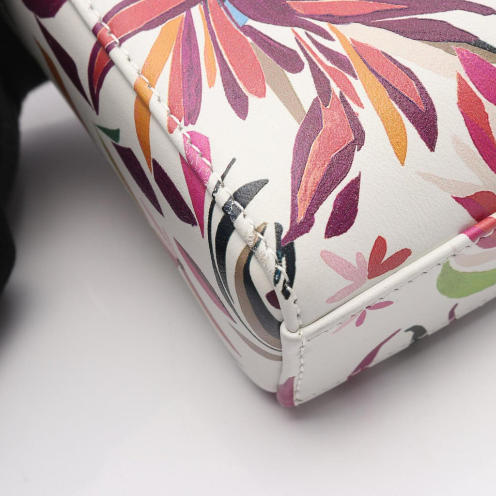 Christian Dior Multi-Color White Leather Handbag (Pre-Owned)