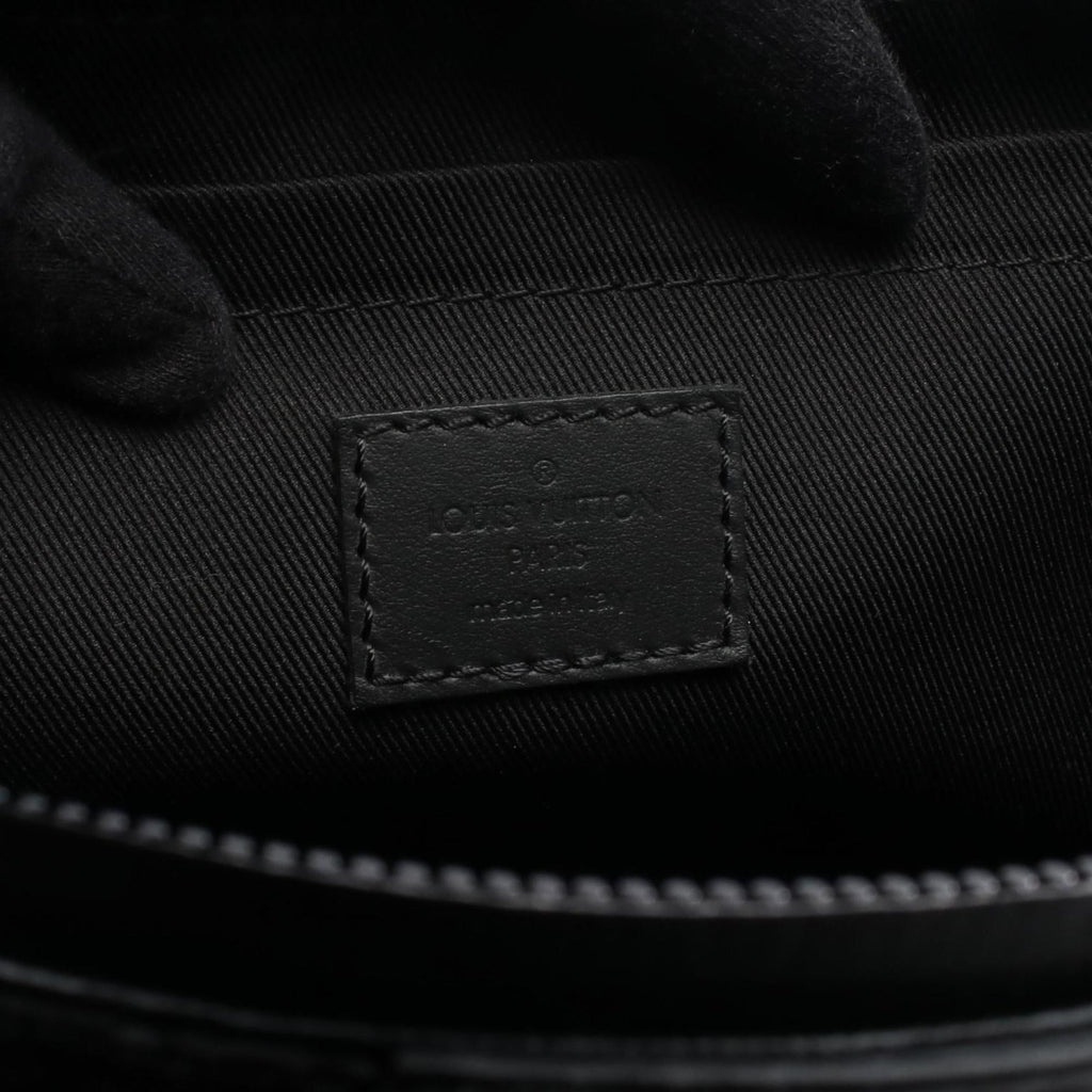 Louis Vuitton Black Canvas Leather Shoulder Bag (Pre-Owned)
