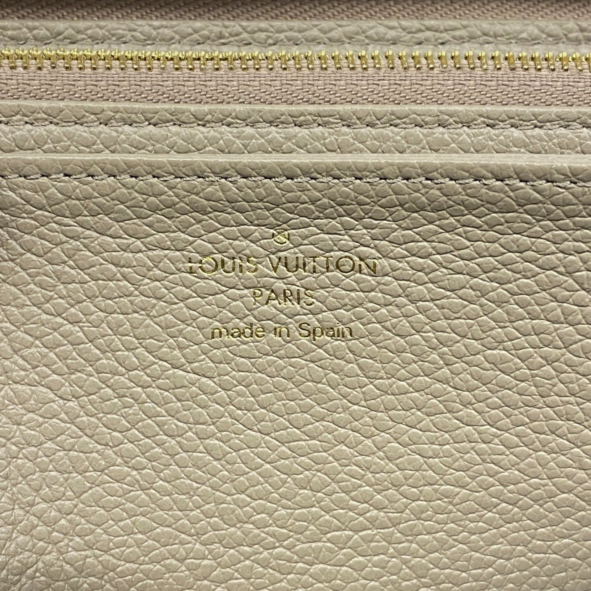Louis Vuitton Cream Tourterelle Long Wallet (Bi-Fold) (Pre-Owned)