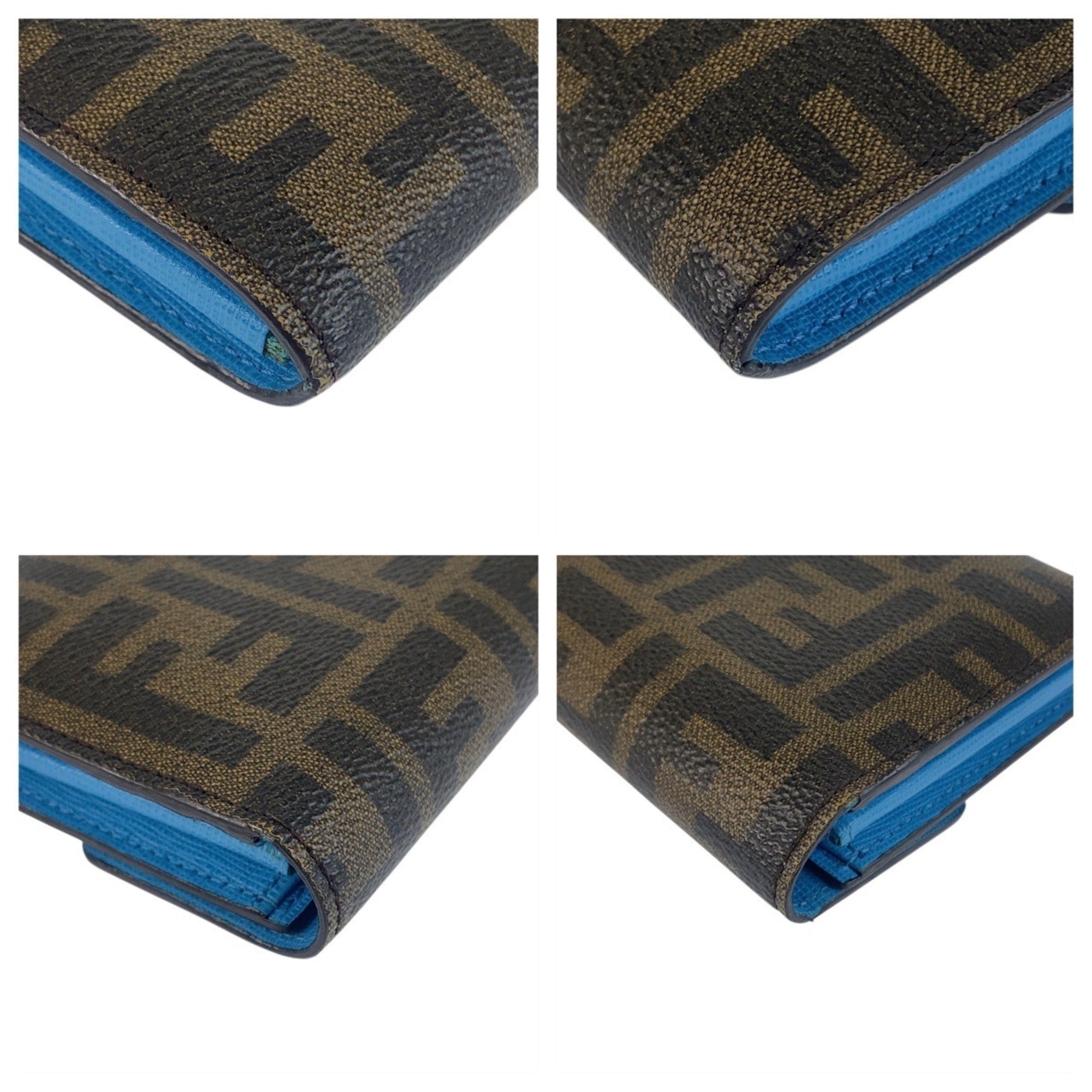 Fendi Brown Pvc Long Wallet (Bi-Fold) (Pre-Owned)