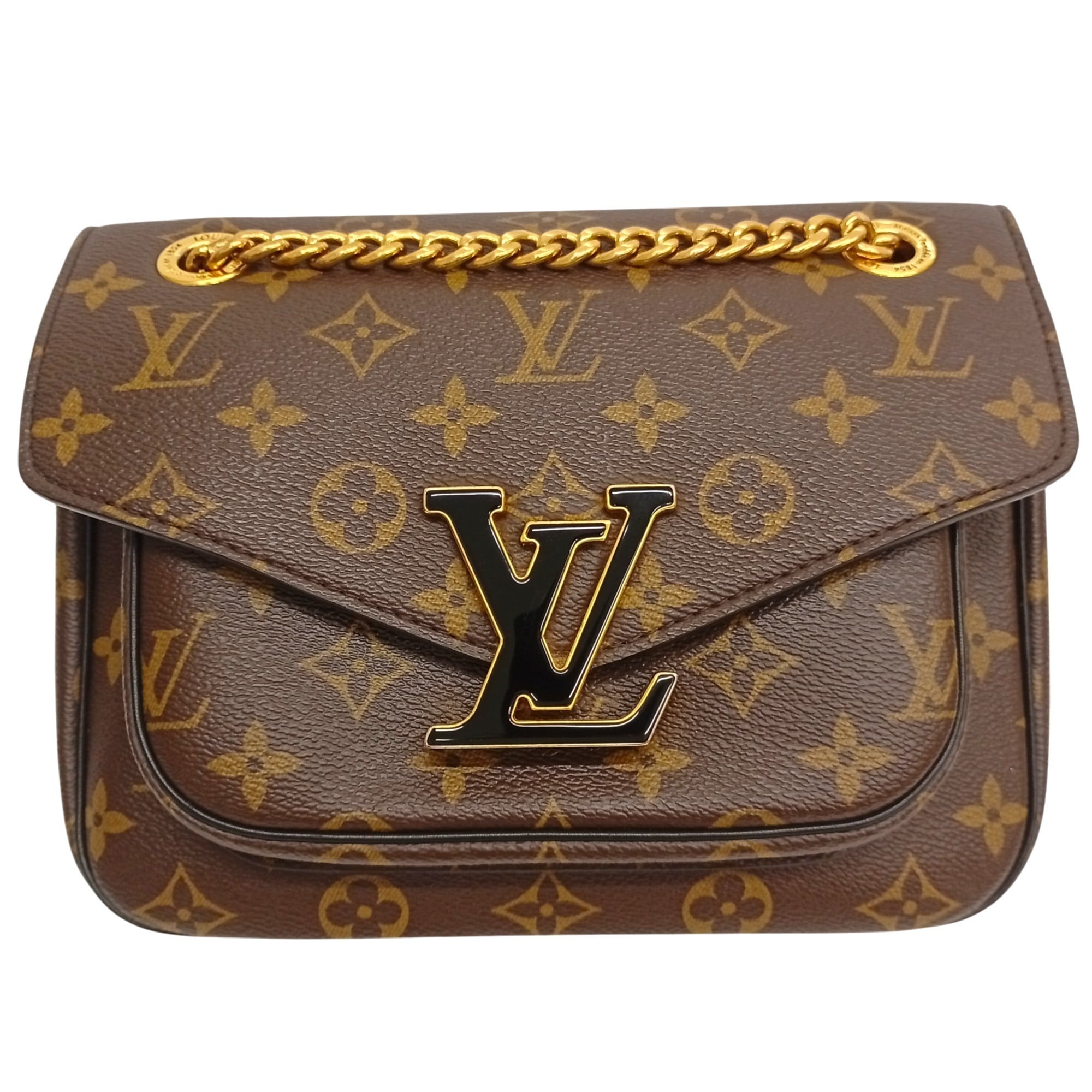 Louis Vuitton Brown Monogram Shoulder Bag (Pre-Owned)