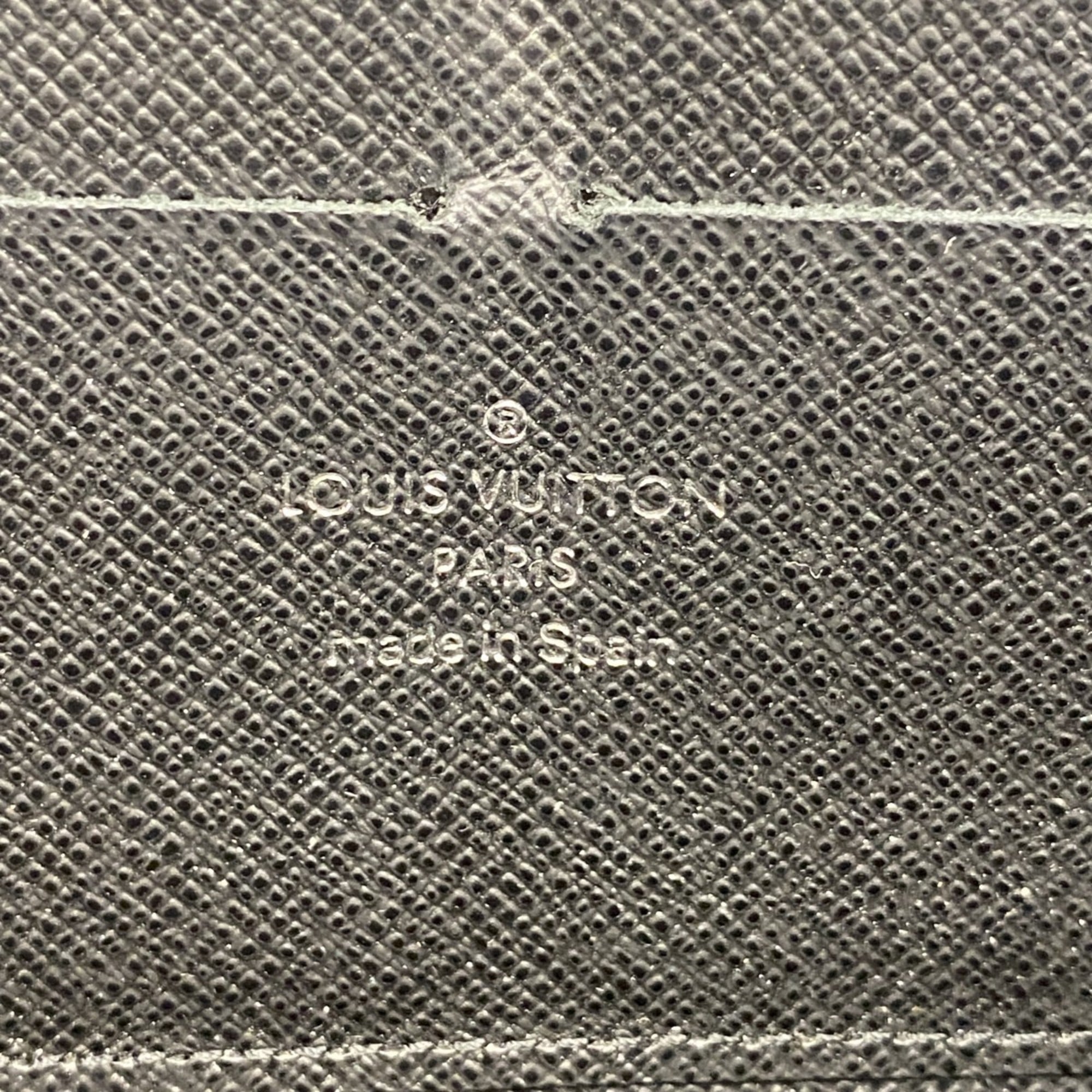 Louis Vuitton Noir Long Wallet (Bi-Fold) (Pre-Owned)
