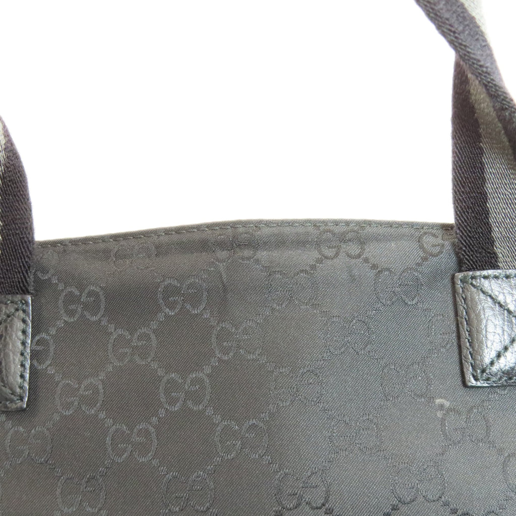 Gucci Black Nylon Tote Bag (Pre-Owned)