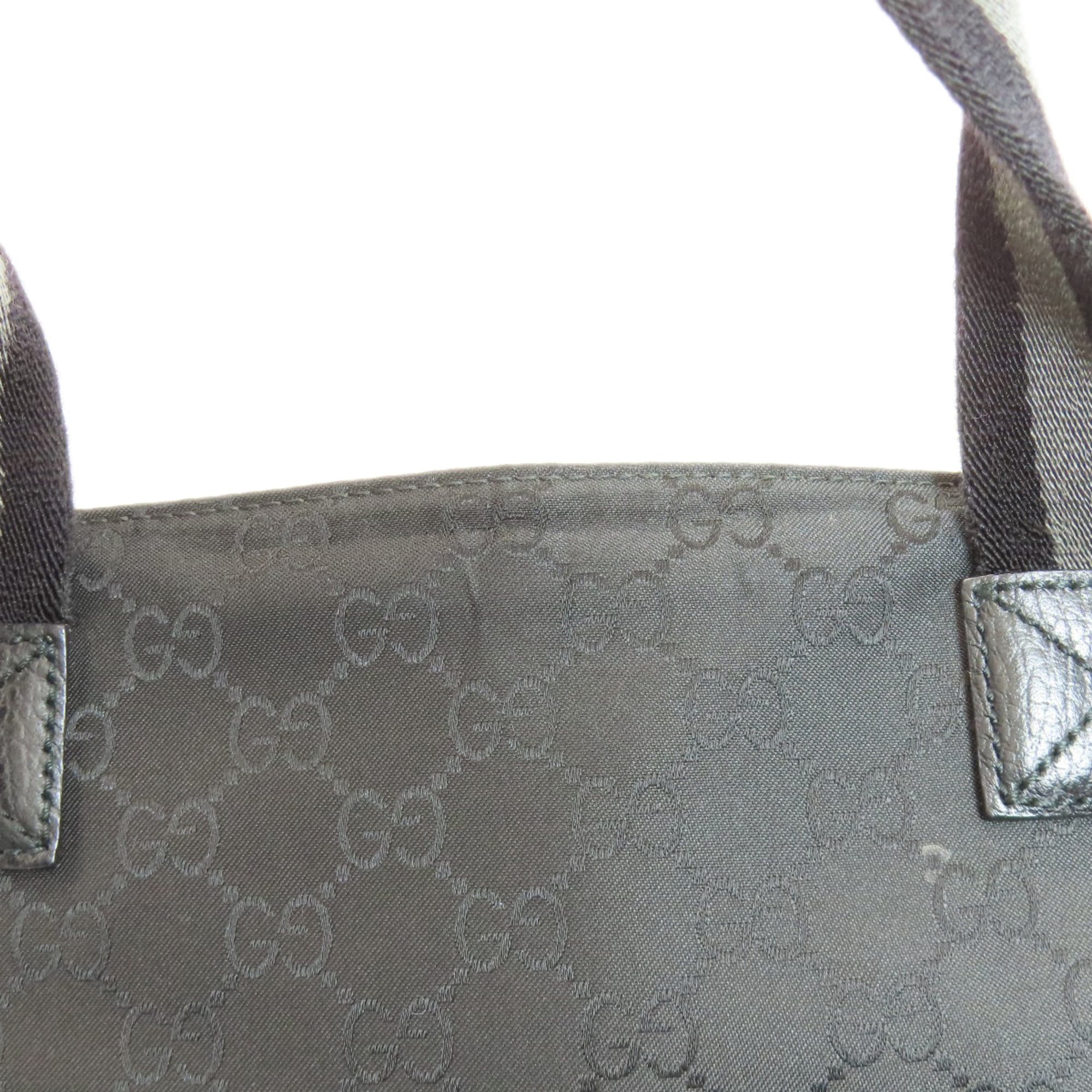 Gucci Black Nylon Tote Bag (Pre-Owned)