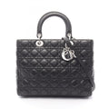 Christian Dior Black Leather Handbag (Pre-Owned)