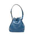 Louis Vuitton Toledo Blue Leather Handbag Shoulder Bag (Pre-Owned)