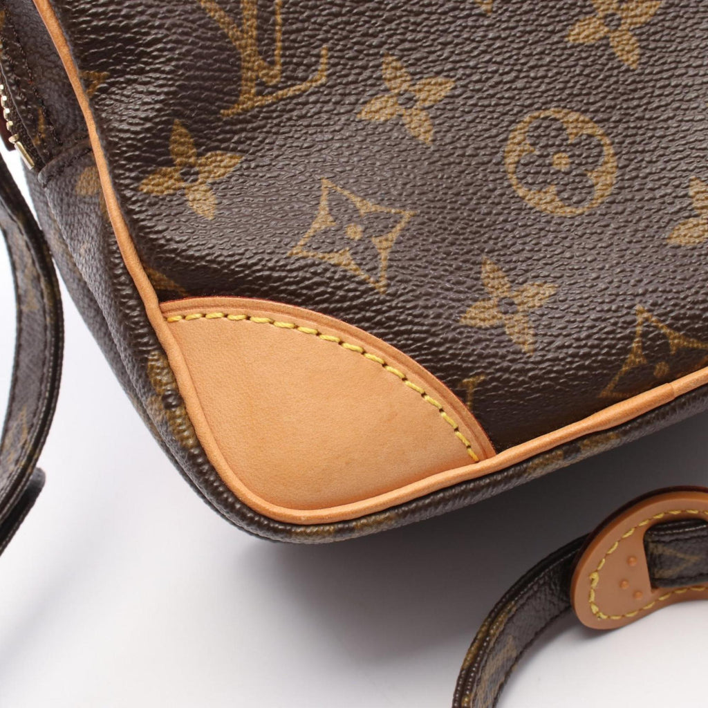Louis Vuitton Brown Monogram Coated Canvas Leather Shoulder Bag (Pre-Owned)
