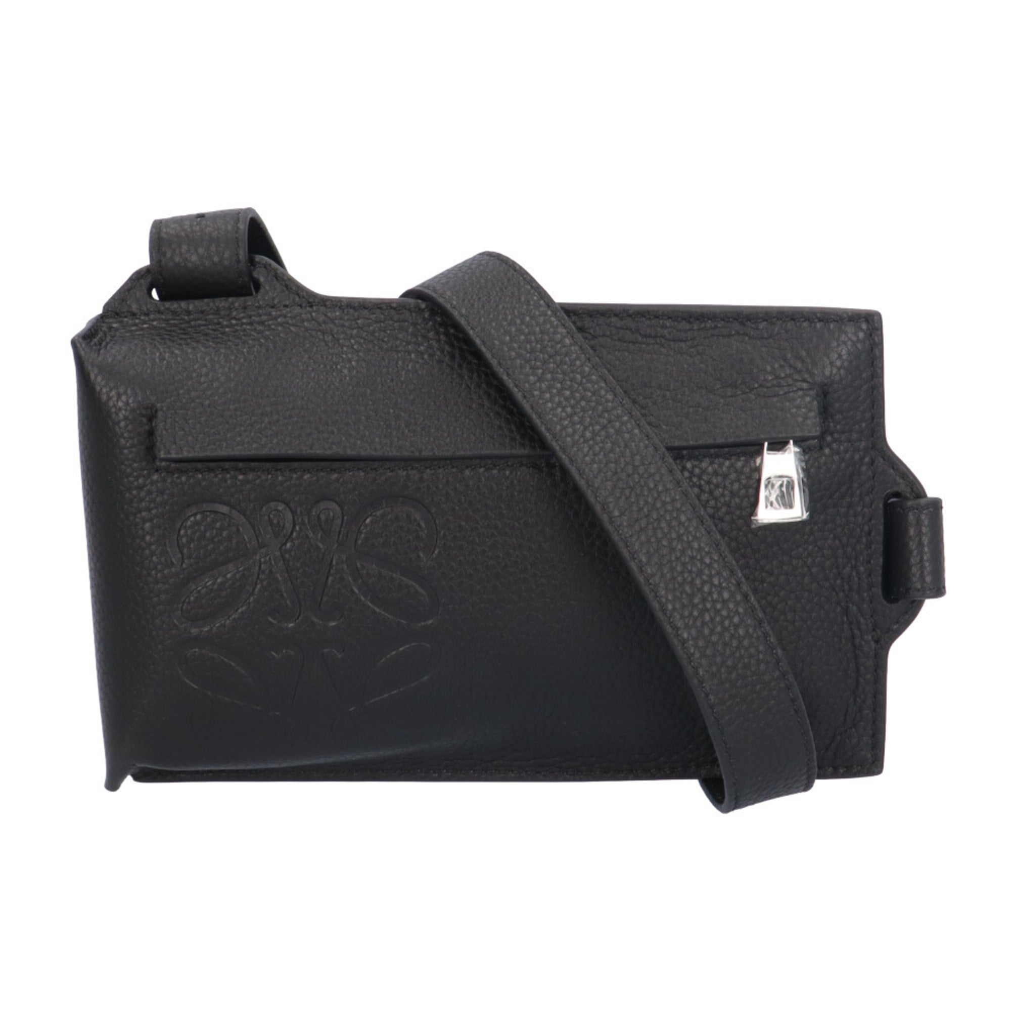 Loewe Black Leather Sling Bag (Pre-Owned)