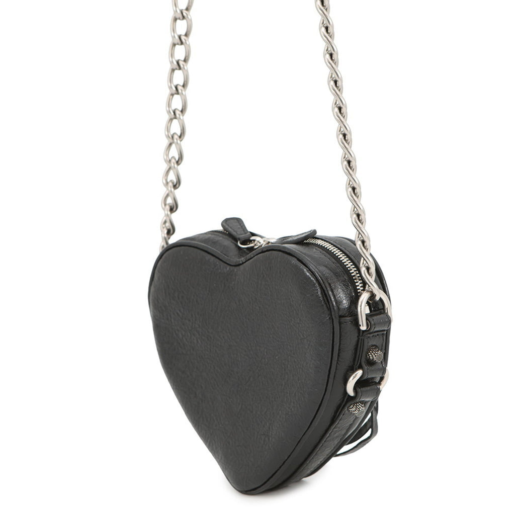 Balenciaga Black Leather Shoulder Bag (Pre-Owned)