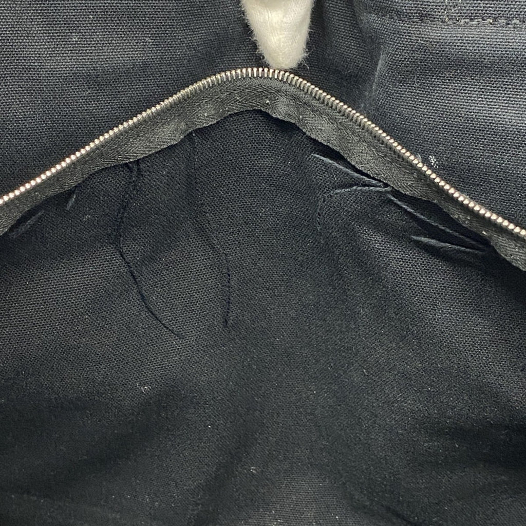 Hermes Black Canvas Tote Bag (Pre-Owned)