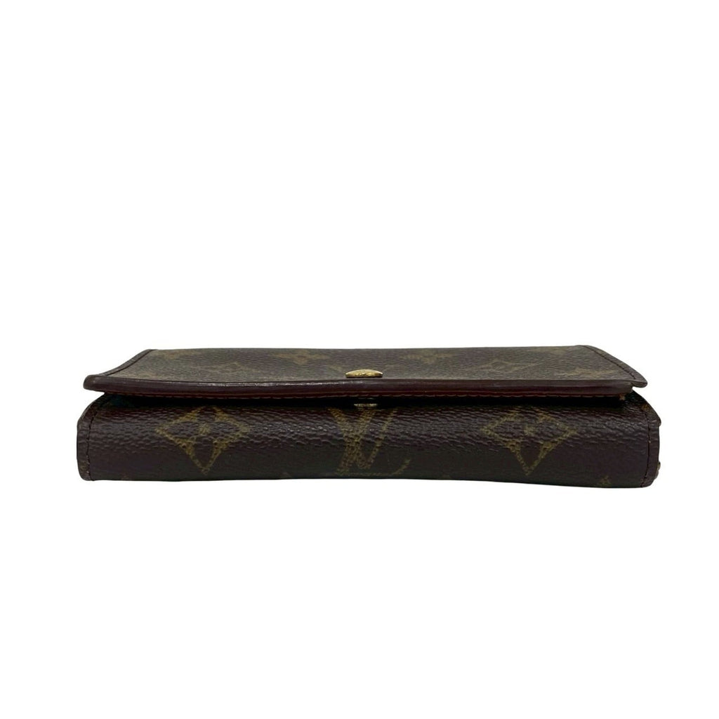 Louis Vuitton Brown Leather Pvc Wallet (Bi-Fold) (Pre-Owned)