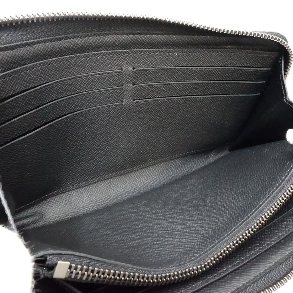 Louis Vuitton Monogram Eclipse Monogram Eclipse Noir Monogram Eclipse Long Wallet (Bi-Fold) (Pre-Owned)