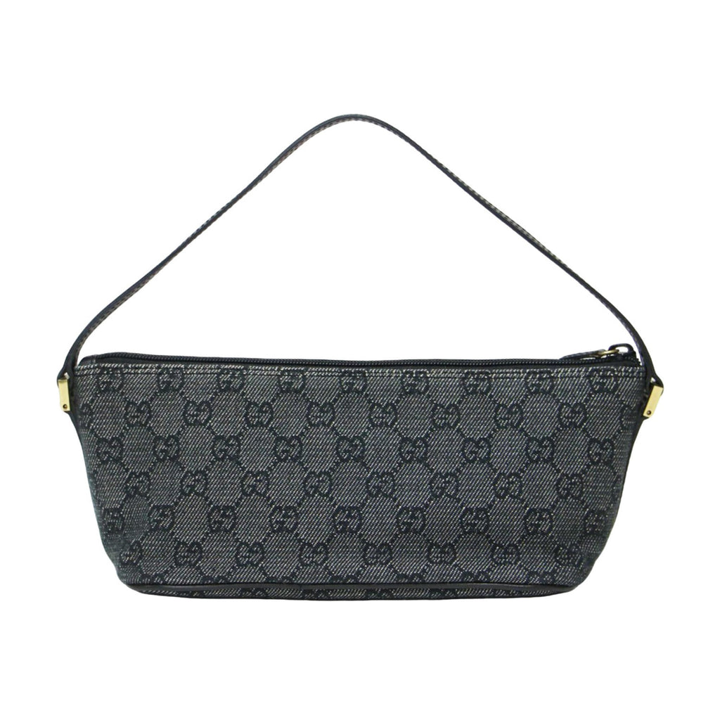 Gucci Black Gg Canvas Handbag (Pre-Owned)